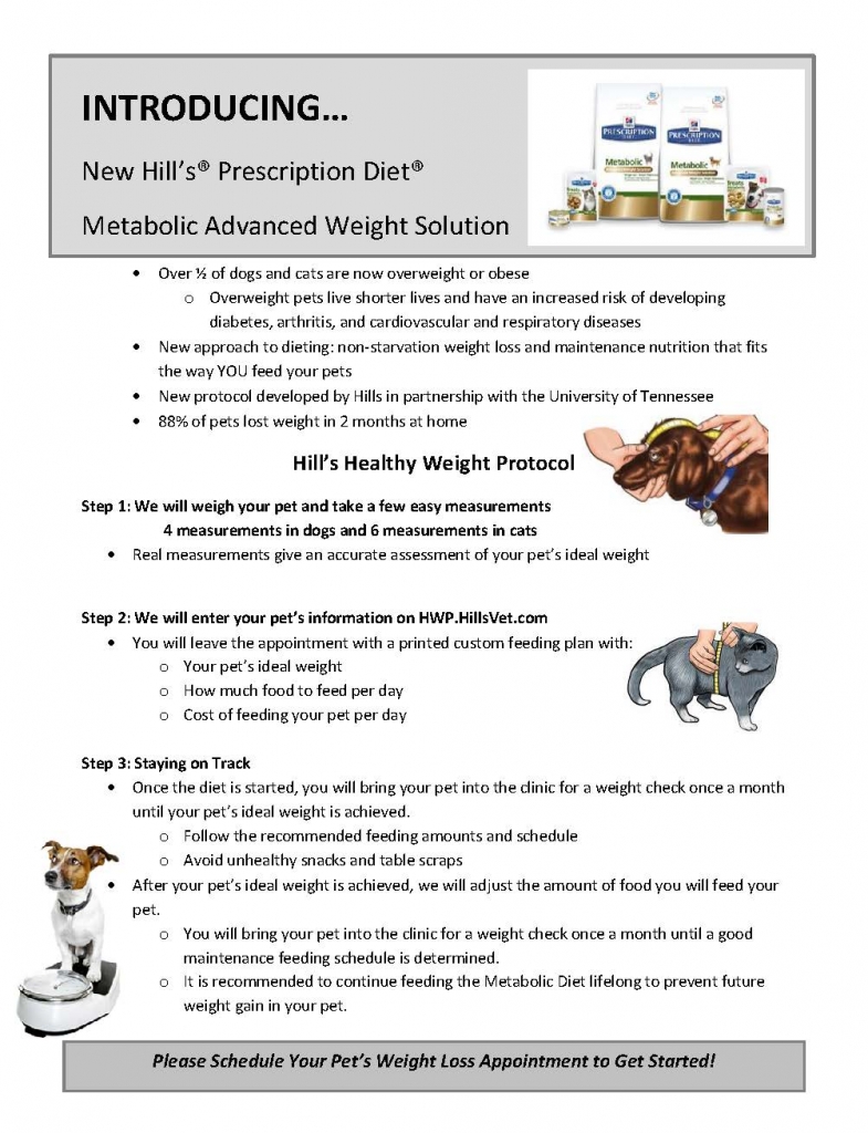 Jefferson Veterinary Clinic, SC Pet Weight Loss Program